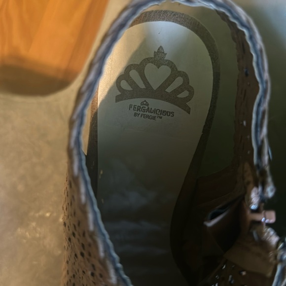 Fergalicious Sling back wedge- Great condition - Picture 3 of 3